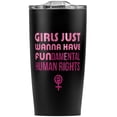 thumbnail image 2 of Girls Just Wanna Have Fundamental Right Stainless Steel 20 oz Travel Tumbler, Vacuum Insulated & Double Wall with Leakproof Sliding Lid | Great for Coffee/Hot Drinks and Cold Beverages, 2 of 6