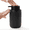 Matte Black - Liquid Pump - Slim - Striped, variant on BosilunLife 12 oz Off-White Matte Ceramic Soap Dispenser, Refillable Hand Soap Pump with BPA-Free Pump for Bathroom Vanity Counter