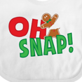 thumbnail image 4 of Inktastic Oh Snap Boys or Girls Baby Bib, 4 of 4