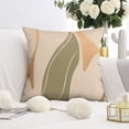 thumbnail image 5 of Geometric Abstract Decorative Throw Pillows,Modern Mid Century Throw Pillow Covers 20"x20", Set Of 4, Linen Study Sofa Cushion Cover Indoor Living Room Home Decor, 5 of 7