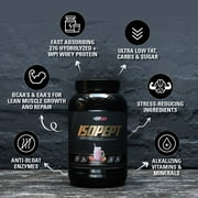 EHPlabs IsoPept Hydrolyzed Whey Protein Powder - 27g of Whey Protein Isolate & Hydrolysate, 27 Serves (Strawberry Milkshake)