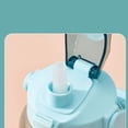 thumbnail image 3 of Botella de agua deportiva de 2,2 l con marcador de tiempo motivacional, a prueba de fugas, sin BPA, a prueba de fugas, apta para deportes, senderismo, escuela, oficina, al aire libre, 3 of 5