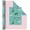 Cat Bday 002-Green Pink, variant on Sweet 16th Birthday Wrapping Paper - 1 Roll 17”x 33ft Pink Love Heart Wrapping Paper 16th Girl Birthday Gift Packing Suppply for Princess Theme Party Wrap Decor Supply