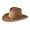 Khaki, variant on Space X Cap Size 8 Cowboy Hat Western Denim Curved High Hat Wool Brim Hat Style British Jazz Hat Men And Women