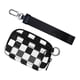 thumbnail image 1 of Portable Waterproof Wristlet Pouch - Clear Card Slot Plaid Clutch, Polyester Zip Wallet, Breathable Lightweight Wear-Resistant Travel Organizer Bag, 1 of 5