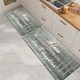 thumbnail image 2 of MeyJey Farmhouse Kitchen Rug Set of 2, Non-Slip Anti-Fatigue Waterproof Cushioned Mat for Kitchen, Dining & Laundry Room, 18"x30"+18"x48" Gray, 2 of 12