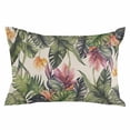 thumbnail image 2 of Palm Leaves Queen Size Pillow Cover, Pillowcase Protectors with Zipper, Breathable Decorative Throw Pillow Case Cover, Summer Botanical Tropical Plants Rustic Pillow Shams for Couch Sofa 20x30Inch, 2 of 8