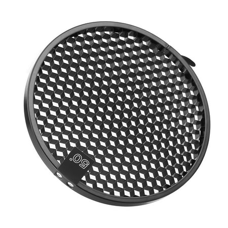 Unique Bargains 50 Degree Honeycomb Grid Black for 7-inch Reflector Diffuser Lamp Shade (The Best Parts Of 50 Shades Of Grey)