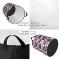 thumbnail image 3 of KLL record rock Skull star Waterproof Foldable Laundry Hamper Bucket with Handles for Storage Bin,Kids Room,Home Organizer (Small ), 3 of 7