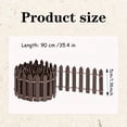 thumbnail image 2 of 90cm Extended Succulent Wood Fence for Terrariums & Planters Natural Wood Decorative, 2 of 4