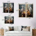 thumbnail image 4 of Designart "Wildlife Photography White Heron Portrait III" Animals Heron Framed Wall Art Set Of 2 - Children's Art White Frame Gallery Set For Office Decor, 4 of 6
