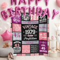 thumbnail image 2 of 35th Birthday Gifts for Women, 35 Year Old Birthday Gifts for Women, 35th Birthday Gifts for Her, Gifts for 35 Year Old Woman, 1989 Birthday Gifts, Happy 35 Birthday Gift Throw Blanket 60" X 50", 2 of 5