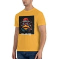 thumbnail image 6 of Graphic Tees Funny T-shirts Wild and Free Duck Lovers Gildan Men's Short Sleeve T-shirt 180g, 6 of 8