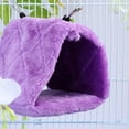 thumbnail image 3 of HEANUJJ Hammock Para Loro Material Morado Para Mascotas Con Doble Gancho Portátil, 3 of 5