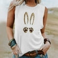 thumbnail image 2 of Levmjia Tank Tops For Women Easter Printed Plus Size Casual Sleeveless Round Neck Basic Shirts Blouse Pullover Versatile Vacation Daily Wear, 2 of 4