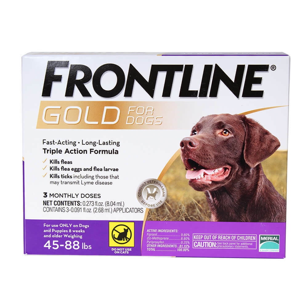 Merial Frontline Gold for Cats 3 lbs or more 3 doses 