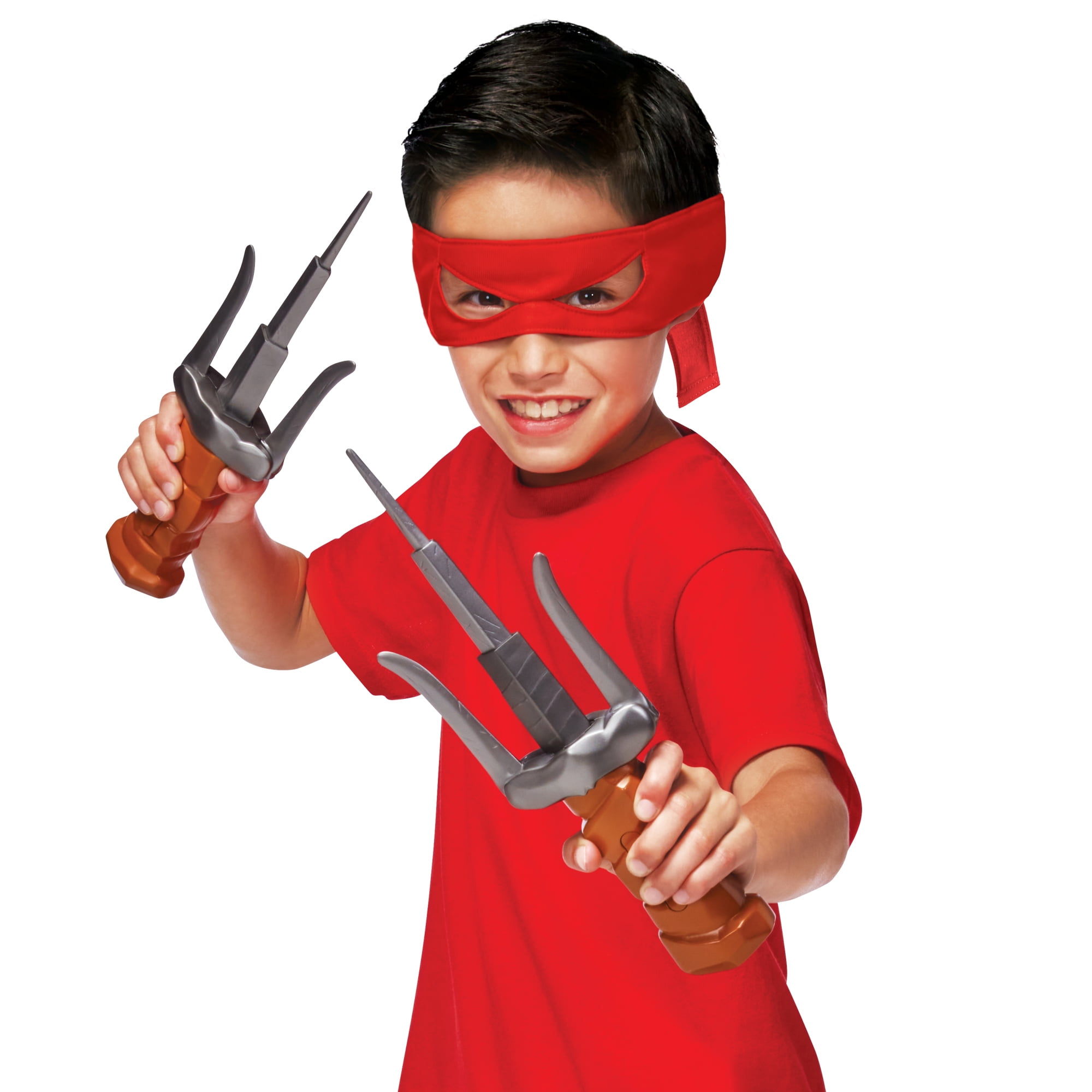 Teenage Mutant Ninja Turtles Mutant Mayhem Raphael Sai's Basic Role Play Set by Playmates Toys. Be Your Favorite Action Figure Hero!