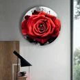 thumbnail image 3 of Red Roses On Dead Branches Wall Clocks Silent Home Cafe Office Wall Decor Clocks for Kitchen Wall Art Large Wall Clocks 25cm（12 Inch）, 3 of 6