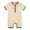 Beige, variant on mgoYE Preemie Boy Clothes Newborn Infant Baby Clothes Long Sleeve Romper Pants Hat 3PCS Outfits Set Size 0-3 Months