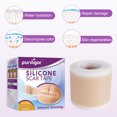thumbnail image 5 of Purvigor Silicone Scar Tape Roll, 1.6â x 120â Medical Tape for Wound Care Bandages Scars Strips for, 5 of 9