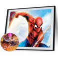 thumbnail image 1 of Cuadros Decorativos Kit de pintura de diamante 5D DIY spiderman mosaico de taladro redondo completo DQrwqpou Nuevos Originales, 1 of 9