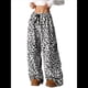thumbnail image 3 of Pantalones de Pijama para Mujer, de Leopardo, Peludos, Estilo Y2K, de Cintura Alta, Bonitos. S, 3 of 10