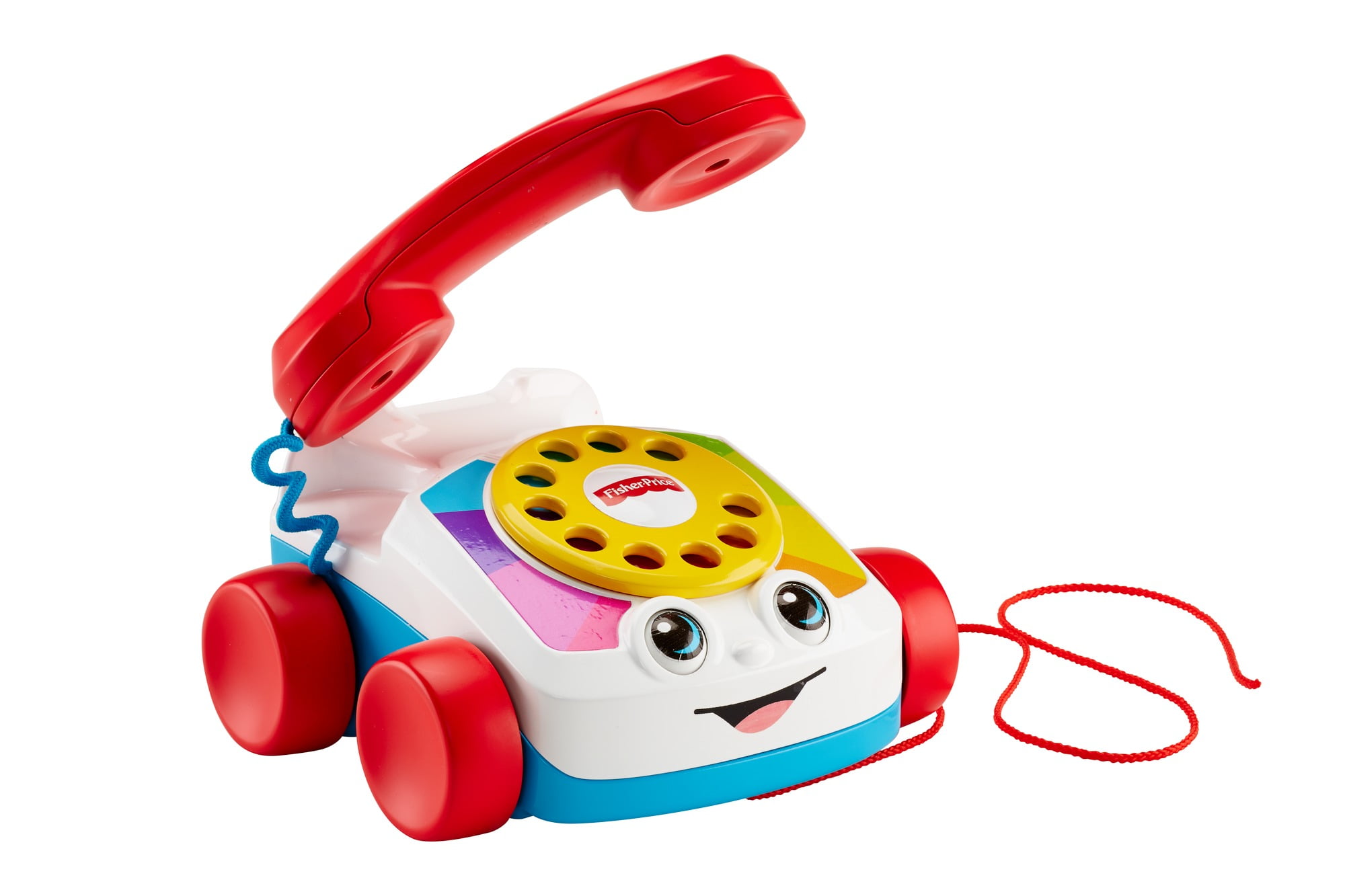 Fisher-Price Chatter Telephone Pull Toy Phone with Rotary Dial for Infant & Toddler Ages 12+ Months