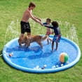 thumbnail image 1 of Aspersor antideslizante Splash Pad Sloosh de 10 pies para niños, color azul, 1 of 8