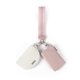 thumbnail image 1 of Cartera de pulsera CLUCI con doble funda de piel para mujer, color rosa, 1 of 6