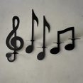 thumbnail image 4 of Iron Music Note Candle Holder Black Music Theme Notes Rack for Home Office Classroom Decor, 4 of 5