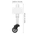 thumbnail image 2 of SHOWERORO Roues Robustes pour Portail Fer Argent 1Pcs pour Usage Résidentiel, 2 of 6