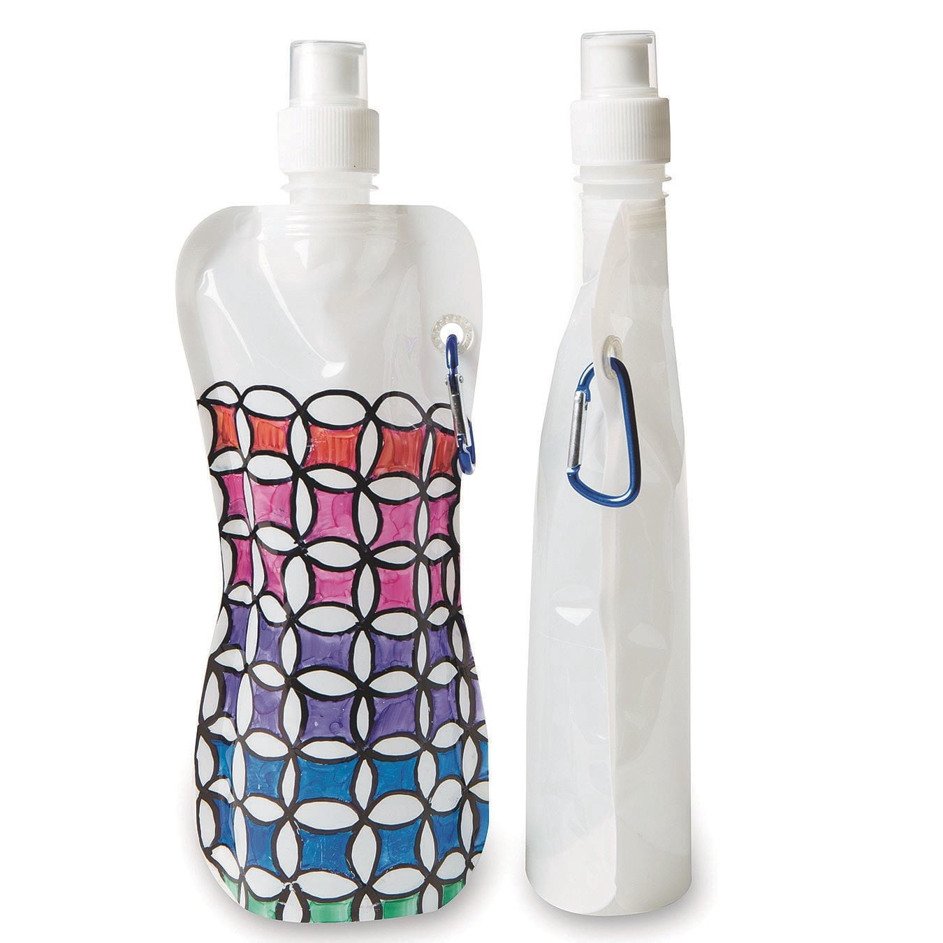 Color-Me™ Collapsible Water Bottles (Pack of 50)