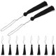 thumbnail image 1 of Decorative Tassel Ornaments Black Tassel for Crafts 10Pcs, 1 of 4
