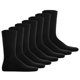 thumbnail image 1 of Camano Calcetines unisex, paquete de 7 - Calcetines cómodos en caja, caja de regalo, color liso Negro 43-46, 1 of 4