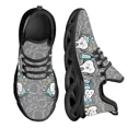 thumbnail image 1 of Zapatos casuales para mujer con diseño de dentista, con divertidos dientes, planos, con cordones, transpirables, para caminar en la playa, nueva moda., 1 of 6