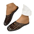 thumbnail image 3 of HOWPAY Summer Sandals Women Non- Flats Mesh Hollow Closed Toe on Slides Casual Comfortable Sandals Summer Beach Slippers Black 41, 3 of 9
