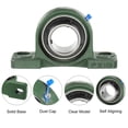 thumbnail image 4 of Uxcell 1 Pcs UCP210-32 Pillow Block Bearing 2 Inch Bore Solid Cast Iron Base Mounted Bearing Self-Alignment, 4 of 6