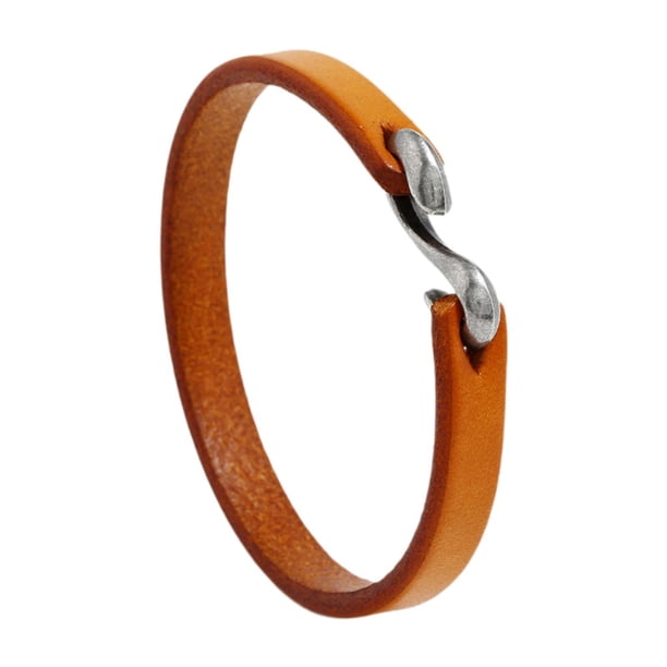 Pulsera de puño para hombre, diseño retro, accesorios, joyería, regalo de cumpleaños, minimalista. Amarillo