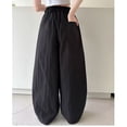 thumbnail image 5 of LYHaoo Cargo Pants For Girls Casual High Waisted Loose Fit Pockets Kid Cargo Casual Streetwear Pants For Kids Girls Hiking Cargo Pants(Black), 5 of 7