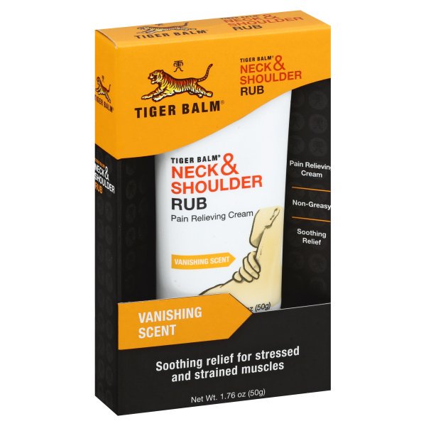 Tiger Balm Neck & Shoulder Rub Vanishing Scent