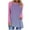 Hot Pink2, variant on SHTXOZHI Women's Long Sleeve Tunic Tops Round Neck Striped Blouse Color Block Loose Shirts