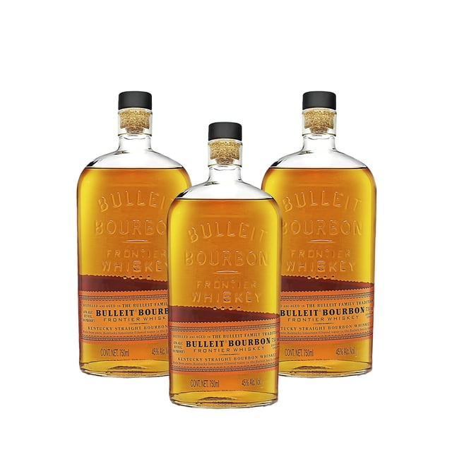 Pack De 3 Whisky Bulleit Burbon 750 ML