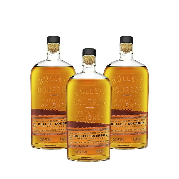 Pack De 3 Whisky Bulleit Burbon 750 ML