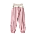thumbnail image 4 of Xdegoge Tween Girls Jogger Pants Elastic Waist Athletic Loose Casual Wide Leg Sports Sweatpants with Pockets Running Sports Activewear Trousers, 4 of 9