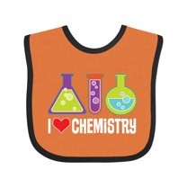 Inktastic I Love Chemistry Science Boys or Girls Baby Bib