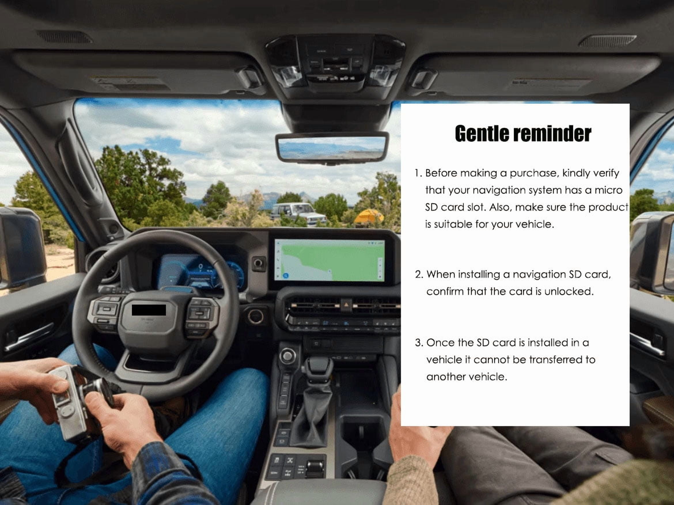 2025 Latest Version 86271 0E077 Navigation Update SD Card Compatible with Toyota, Updates GPS Maps for USA and Canada