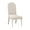 Champagne, variant on Of 2 Cream Bar Height Chairs - 220lbs Capacity, 16" Seat Depth, 24" Height, Elegant Design With Wooden Elements For A Stylish Interior Counter Chair (two Chairs) Modern Rustic Appeal