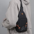 thumbnail image 4 of Ganfancp Small Sling Bag Crossbody Chest Shoulder Water T Sling Purse One Strap Travel Bag For Men Women Boys With Earphone Hole Ofertas Del Día 1X Bolsa de Pecho, 4 of 6