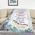 thumbnail image 3 of 70th Birthday Gifts for Women - 70th Birthday Gifts Blanket - 70th Birthday Decorations - 70th Birthday Ideas - Gifts for 70 Year Old Women - 70th Birthday Party Decorations Blankets, 3 of 8