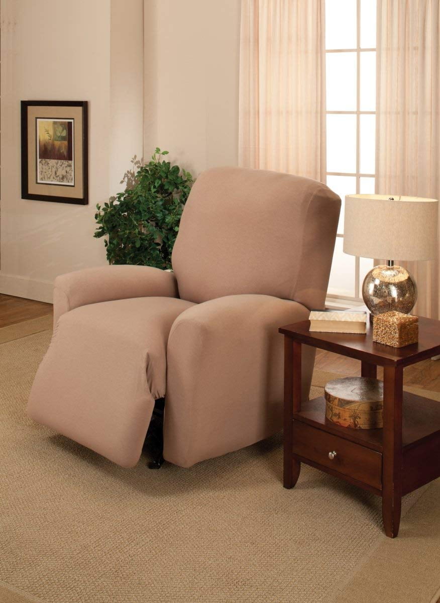Madison Jersey Stretch Slipcover, Large Chair